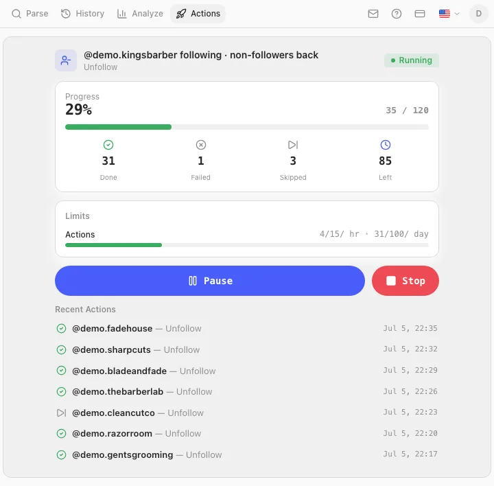How to Mass Unfollow on Instagram Safely (Without Getting Blocked)